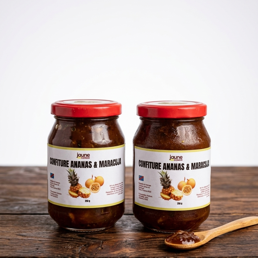 Confiture d’ananas et maracuja