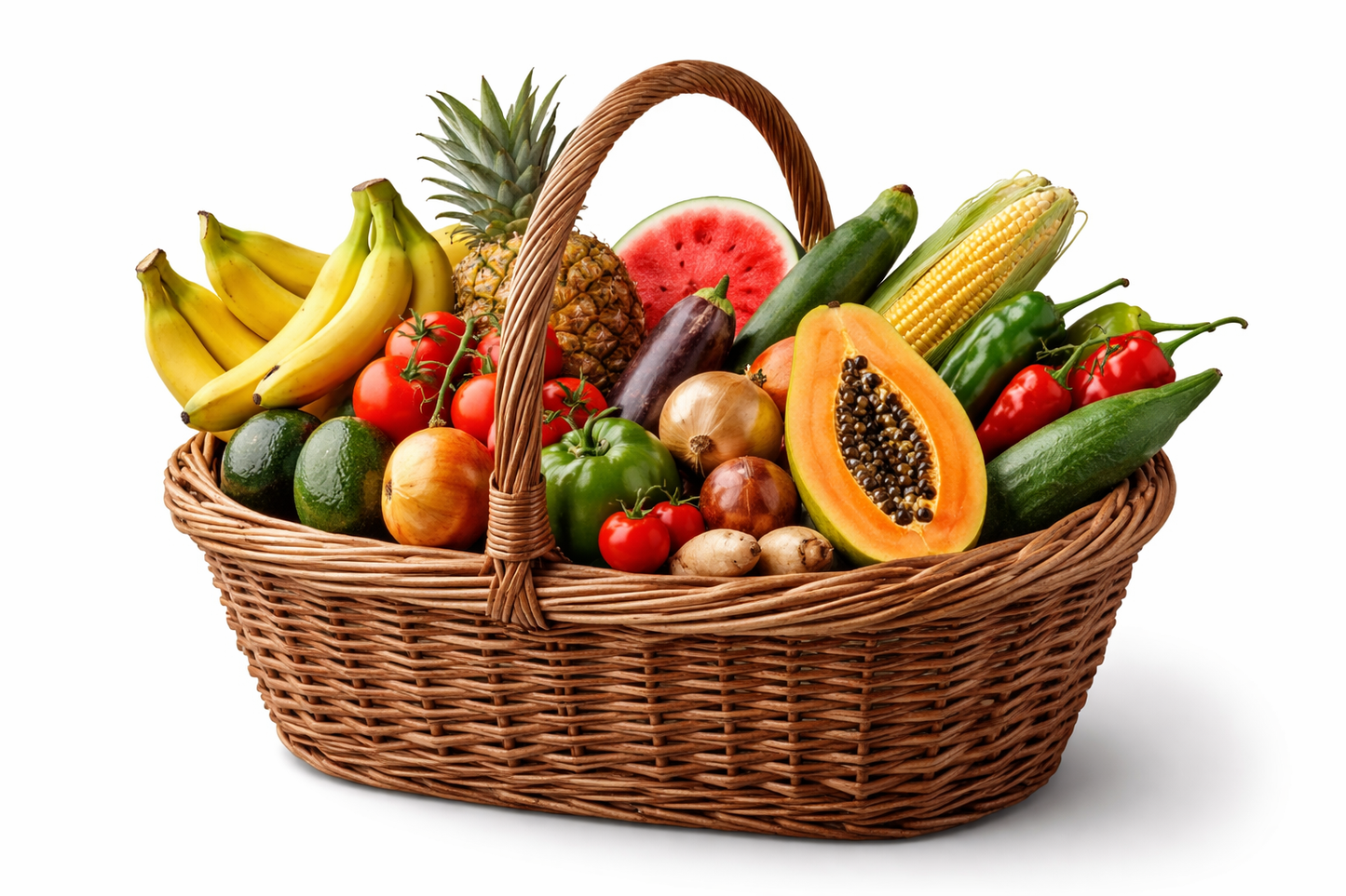 Paniers de fruits et légumes pour les salariés