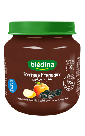 Blédina - Les petits pots fruités - Pommes Pruneaux 130g